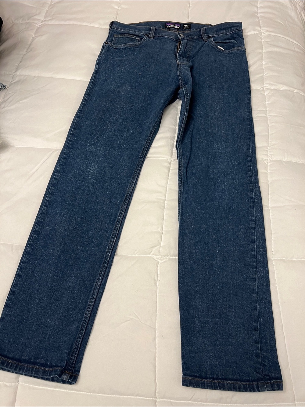 Patagonia blue jeans for men size 34x32